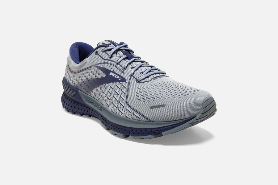 Brooks Adrenaline GTS 21 Road Running Shoes - Mens - Grey - UA1269384